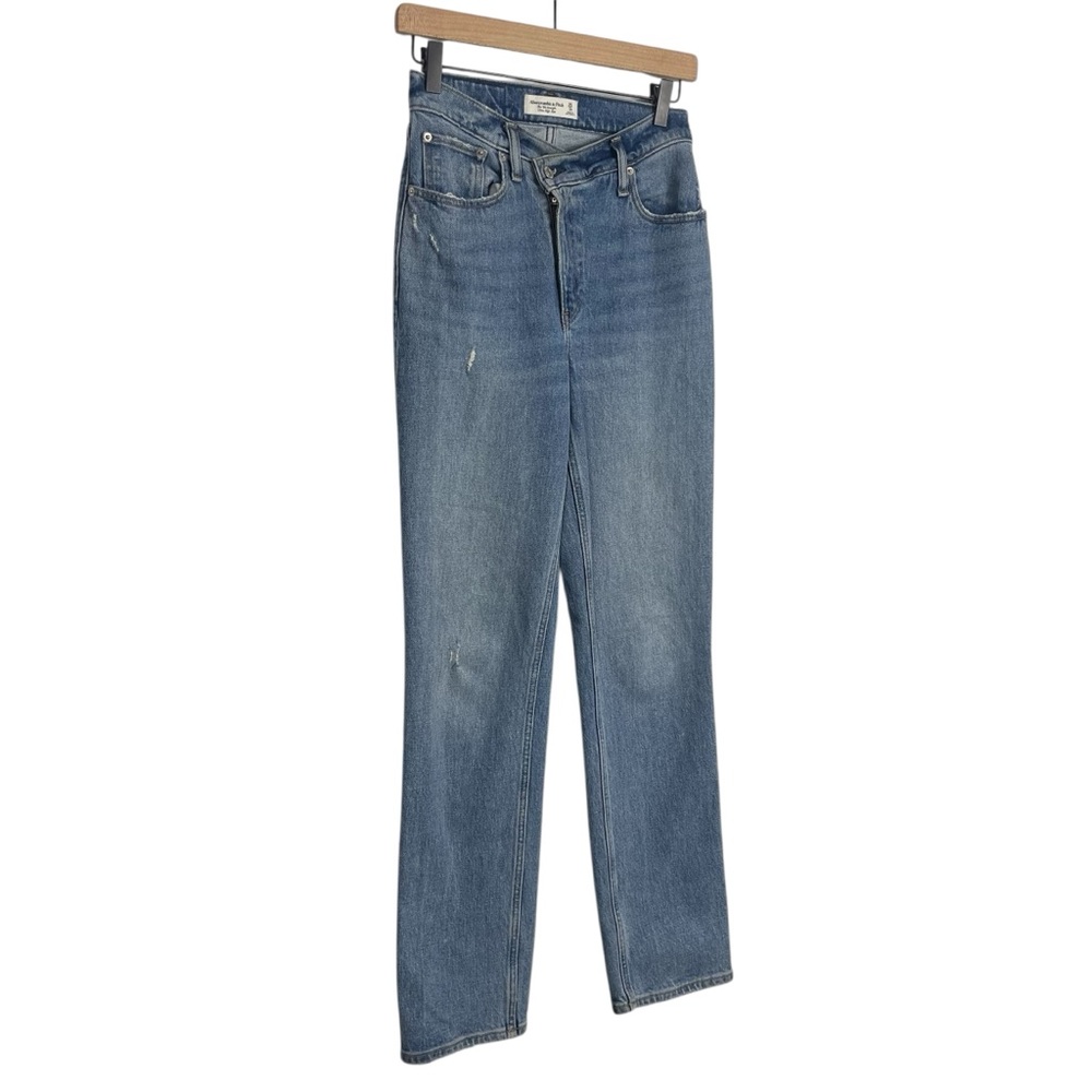 Abercrombie & Fitch The 90’s Straight Ultra High Rise Jeans Size 25 - Picture 4 of 8